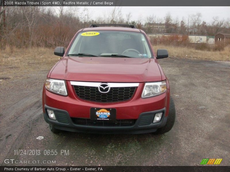 Redfire Metallic / Camel Beige 2008 Mazda Tribute i Sport 4WD