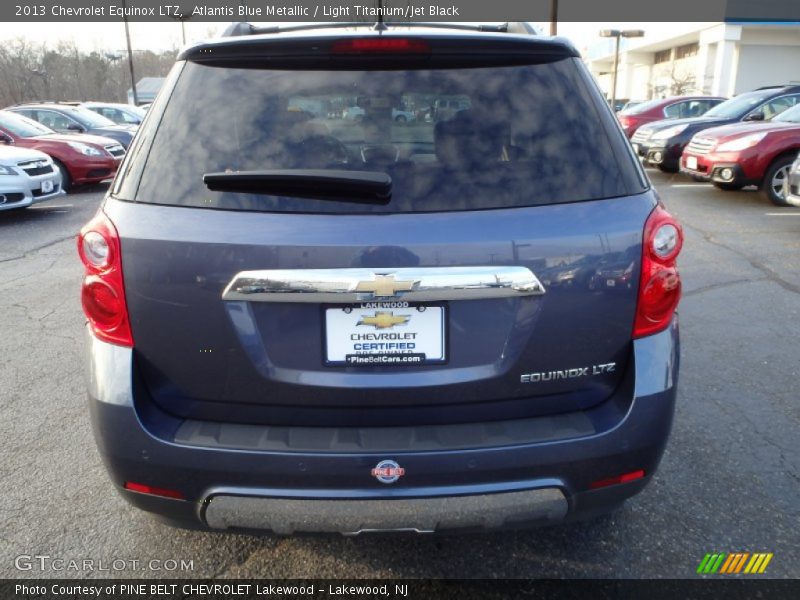 Atlantis Blue Metallic / Light Titanium/Jet Black 2013 Chevrolet Equinox LTZ