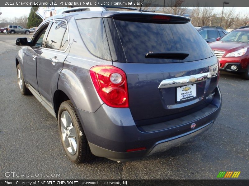 Atlantis Blue Metallic / Light Titanium/Jet Black 2013 Chevrolet Equinox LTZ
