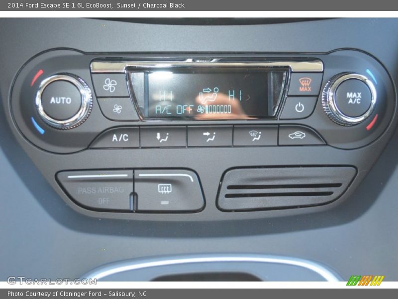 Sunset / Charcoal Black 2014 Ford Escape SE 1.6L EcoBoost
