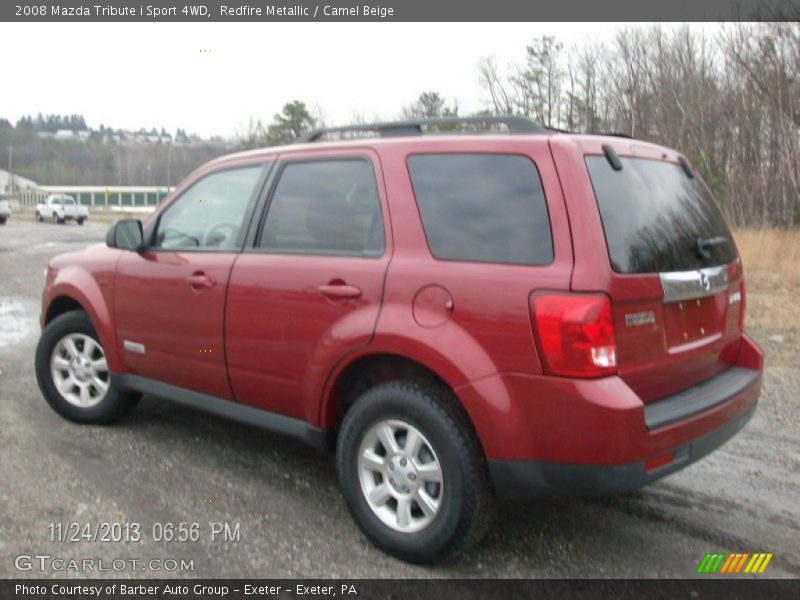 Redfire Metallic / Camel Beige 2008 Mazda Tribute i Sport 4WD