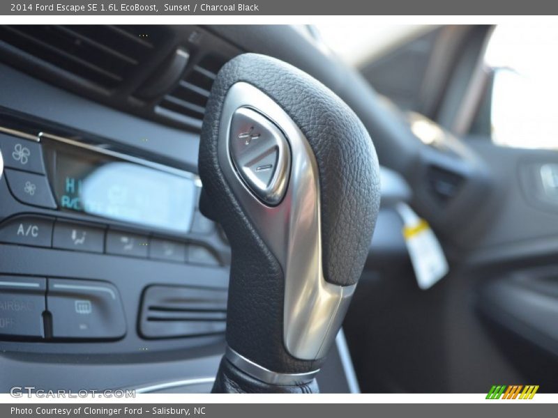 Sunset / Charcoal Black 2014 Ford Escape SE 1.6L EcoBoost