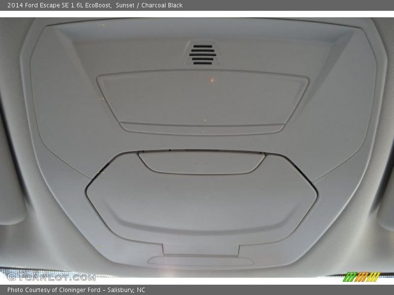 Sunset / Charcoal Black 2014 Ford Escape SE 1.6L EcoBoost