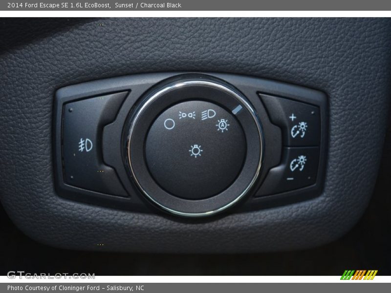 Sunset / Charcoal Black 2014 Ford Escape SE 1.6L EcoBoost