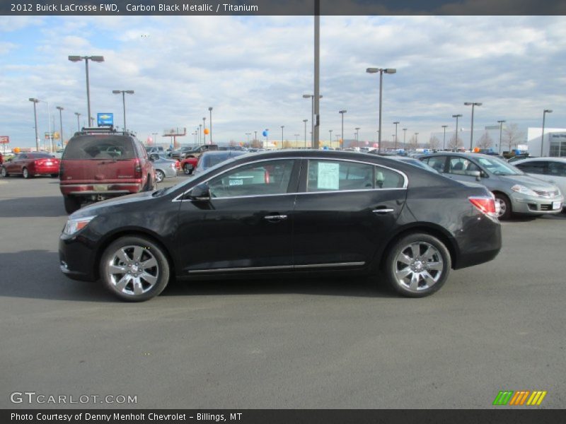 Carbon Black Metallic / Titanium 2012 Buick LaCrosse FWD