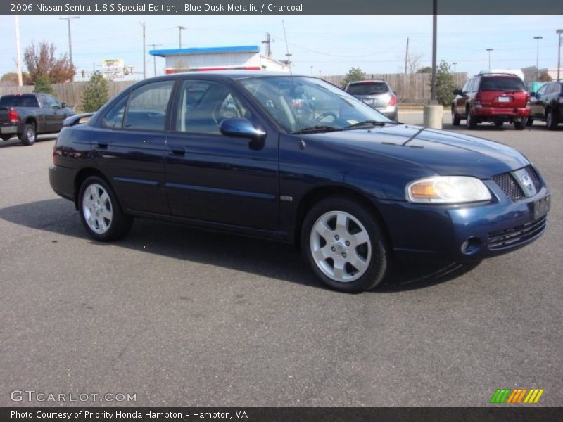 Blue Dusk Metallic / Charcoal 2006 Nissan Sentra 1.8 S Special Edition