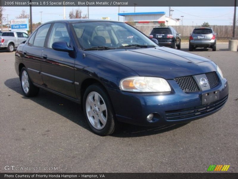 Blue Dusk Metallic / Charcoal 2006 Nissan Sentra 1.8 S Special Edition