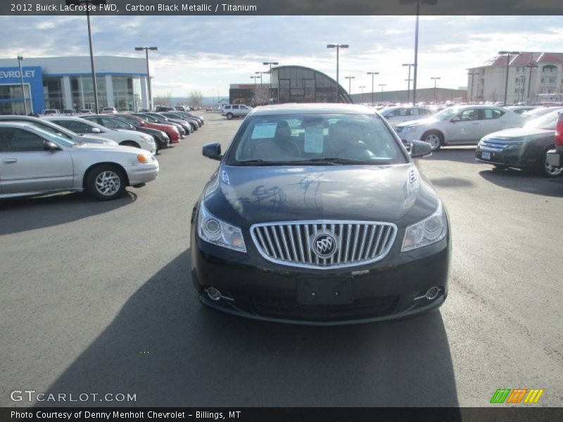 Carbon Black Metallic / Titanium 2012 Buick LaCrosse FWD