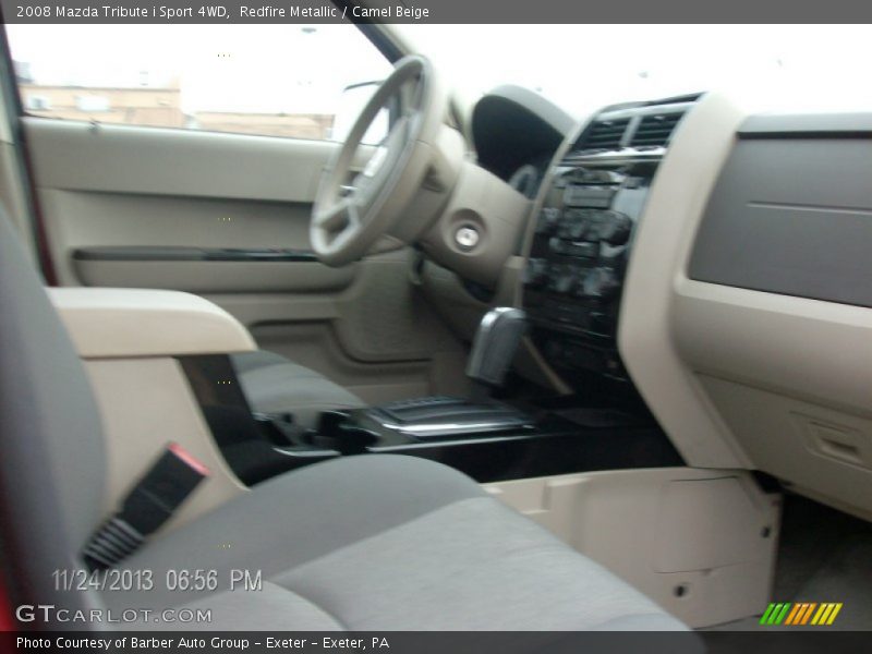 Redfire Metallic / Camel Beige 2008 Mazda Tribute i Sport 4WD