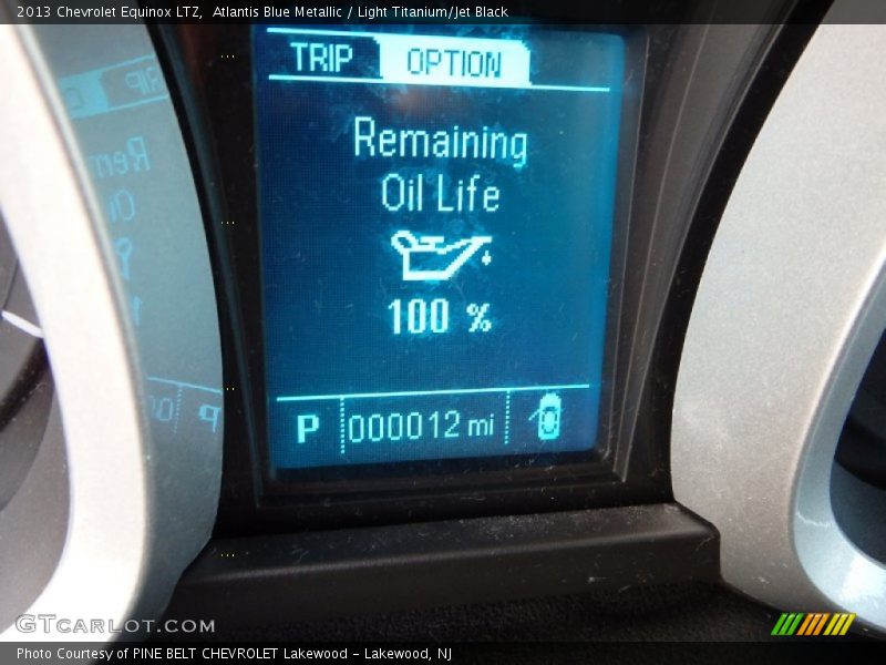 Atlantis Blue Metallic / Light Titanium/Jet Black 2013 Chevrolet Equinox LTZ