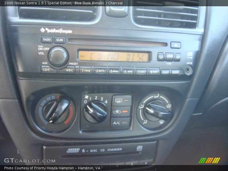 Blue Dusk Metallic / Charcoal 2006 Nissan Sentra 1.8 S Special Edition