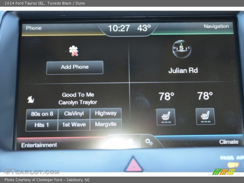 Tuxedo Black / Dune 2014 Ford Taurus SEL