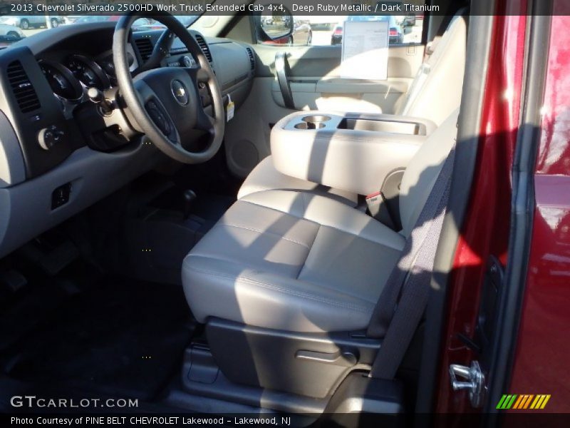 Deep Ruby Metallic / Dark Titanium 2013 Chevrolet Silverado 2500HD Work Truck Extended Cab 4x4