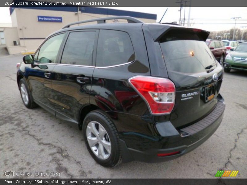 Venetian Red Pearl / Black 2014 Subaru Forester 2.5i Limited