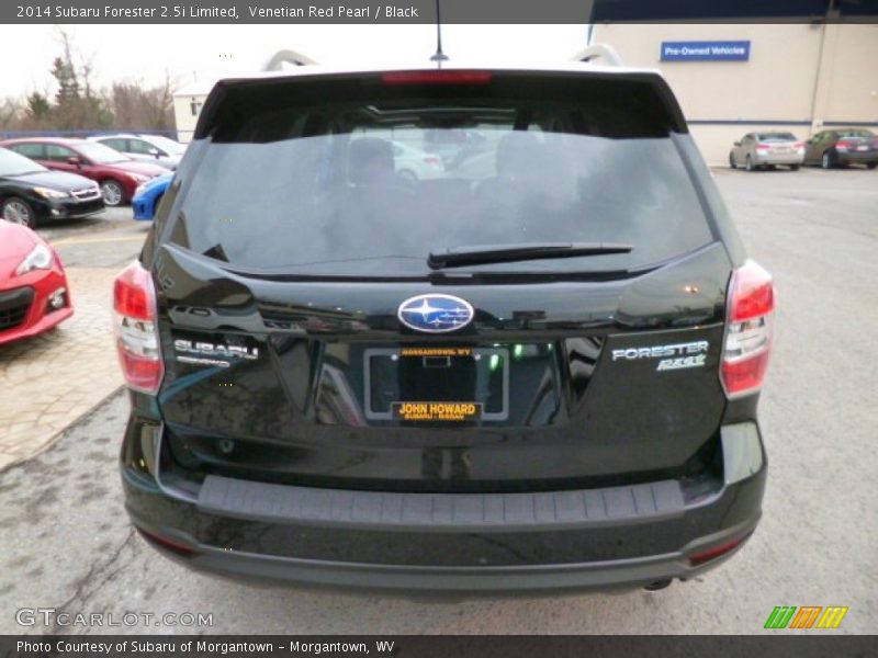 Venetian Red Pearl / Black 2014 Subaru Forester 2.5i Limited