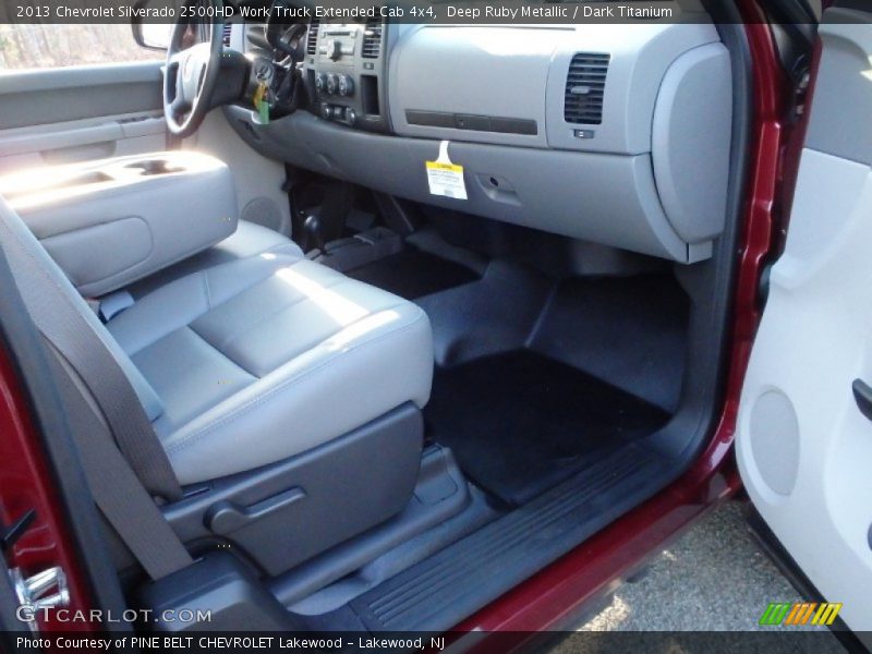 Deep Ruby Metallic / Dark Titanium 2013 Chevrolet Silverado 2500HD Work Truck Extended Cab 4x4