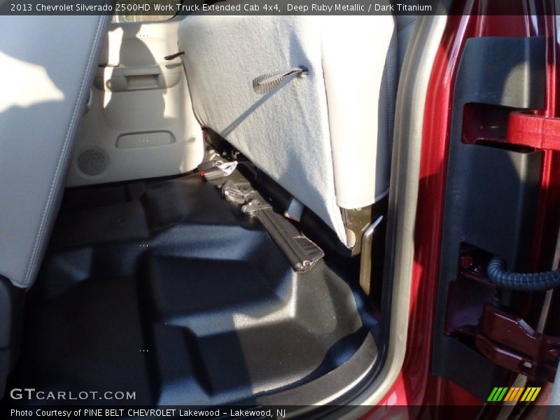 Deep Ruby Metallic / Dark Titanium 2013 Chevrolet Silverado 2500HD Work Truck Extended Cab 4x4