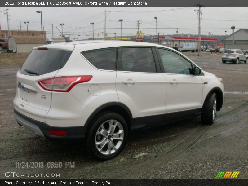 Oxford White / Medium Light Stone 2013 Ford Escape SEL 1.6L EcoBoost 4WD