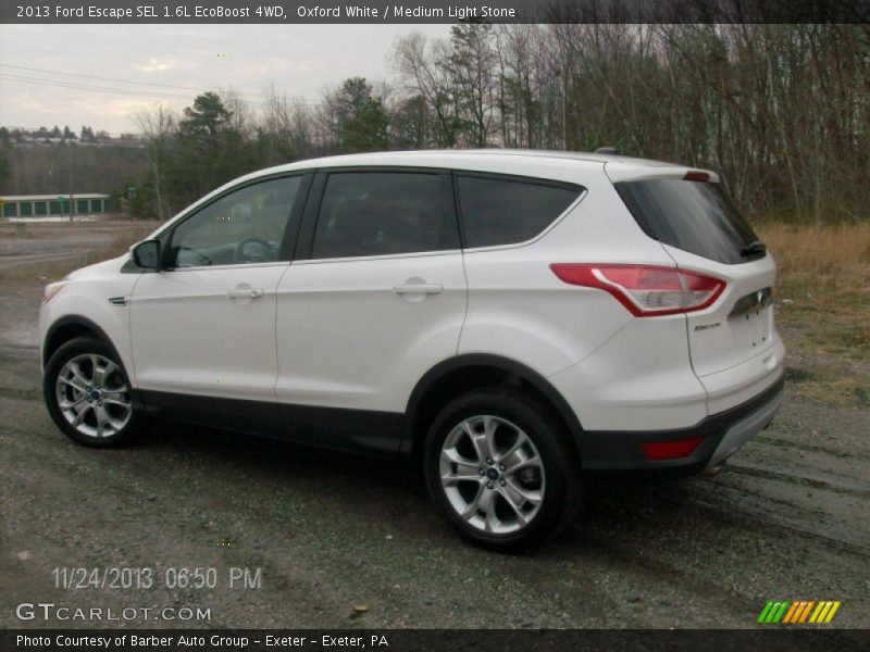 Oxford White / Medium Light Stone 2013 Ford Escape SEL 1.6L EcoBoost 4WD
