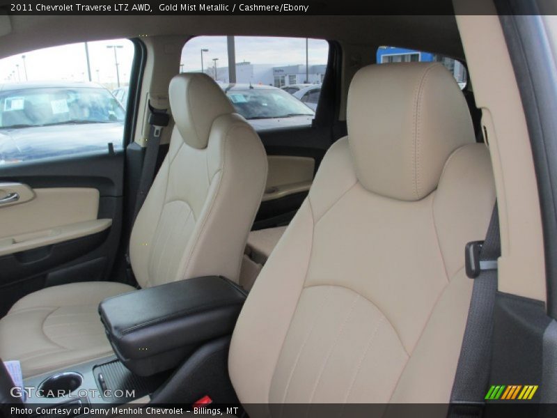 Gold Mist Metallic / Cashmere/Ebony 2011 Chevrolet Traverse LTZ AWD