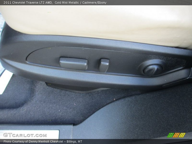 Gold Mist Metallic / Cashmere/Ebony 2011 Chevrolet Traverse LTZ AWD