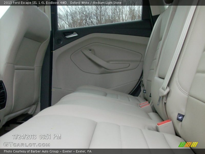 Oxford White / Medium Light Stone 2013 Ford Escape SEL 1.6L EcoBoost 4WD