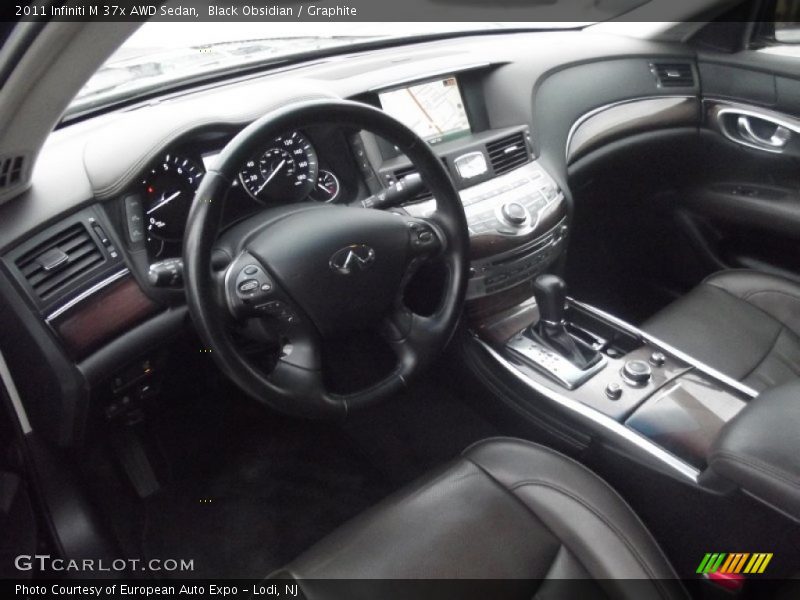 Black Obsidian / Graphite 2011 Infiniti M 37x AWD Sedan