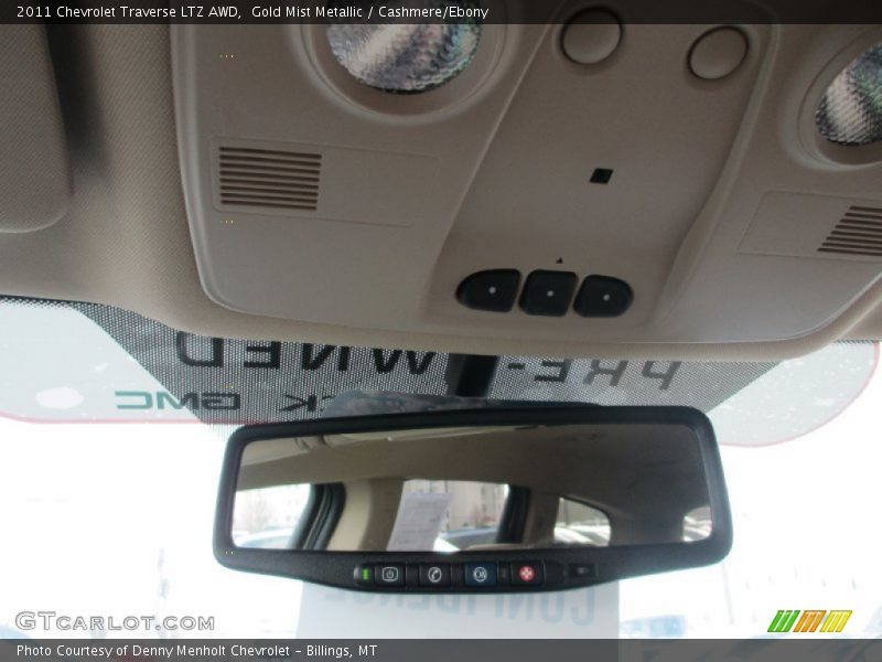 Gold Mist Metallic / Cashmere/Ebony 2011 Chevrolet Traverse LTZ AWD