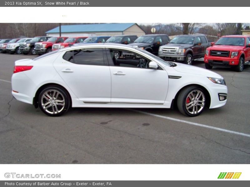Snow White Pearl / Black 2013 Kia Optima SX