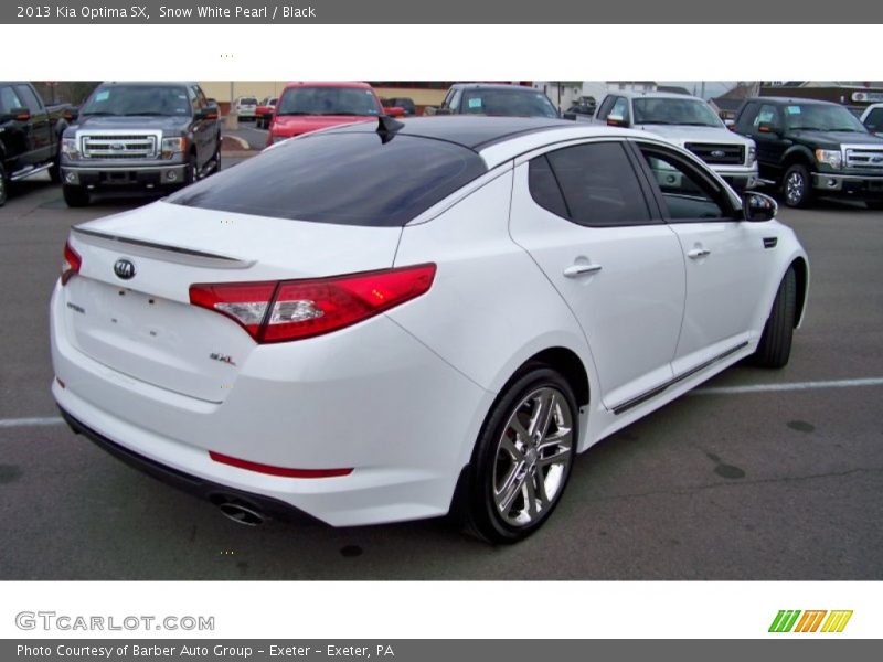 Snow White Pearl / Black 2013 Kia Optima SX