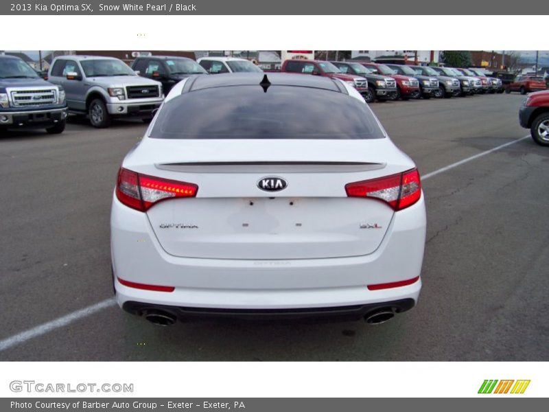 Snow White Pearl / Black 2013 Kia Optima SX
