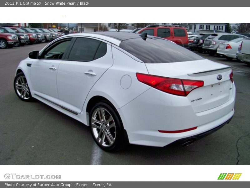 Snow White Pearl / Black 2013 Kia Optima SX