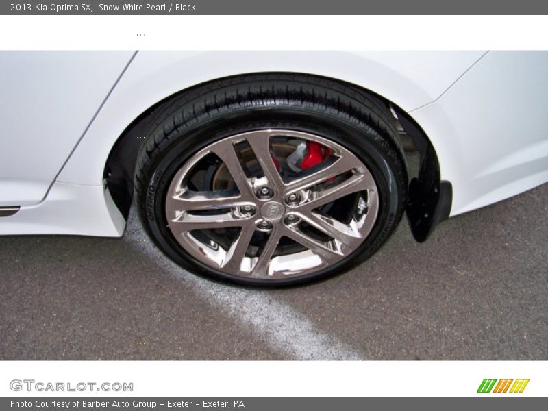 Snow White Pearl / Black 2013 Kia Optima SX