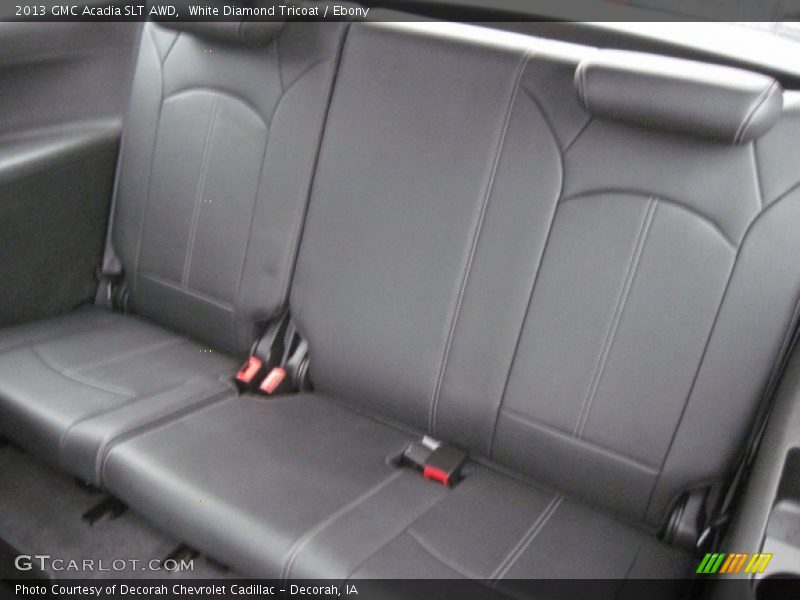 White Diamond Tricoat / Ebony 2013 GMC Acadia SLT AWD