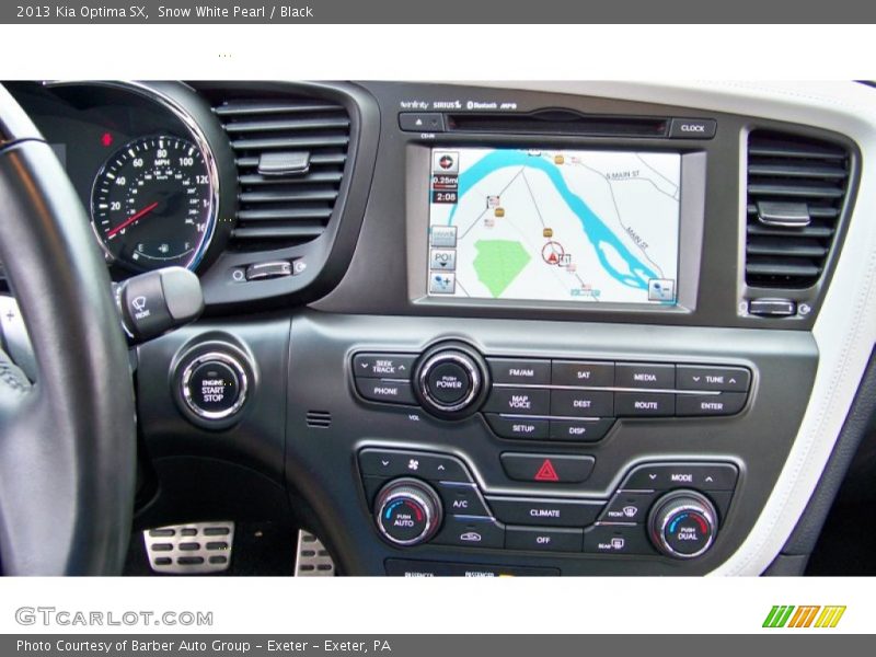 Snow White Pearl / Black 2013 Kia Optima SX