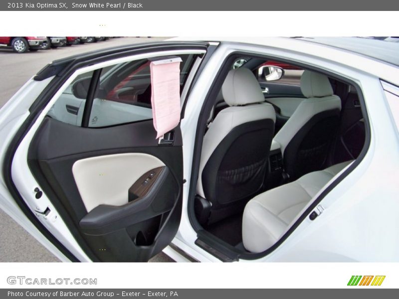 Snow White Pearl / Black 2013 Kia Optima SX