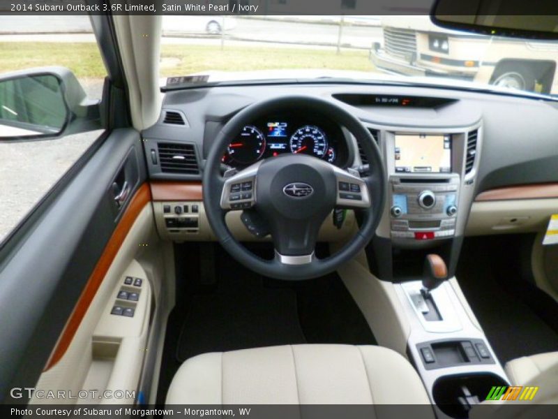 Dashboard of 2014 Outback 3.6R Limited