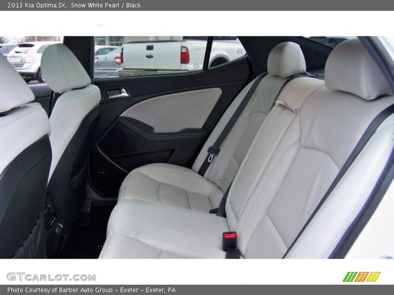 Snow White Pearl / Black 2013 Kia Optima SX