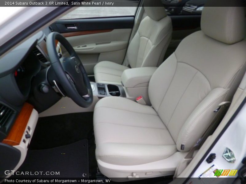 Front Seat of 2014 Outback 3.6R Limited