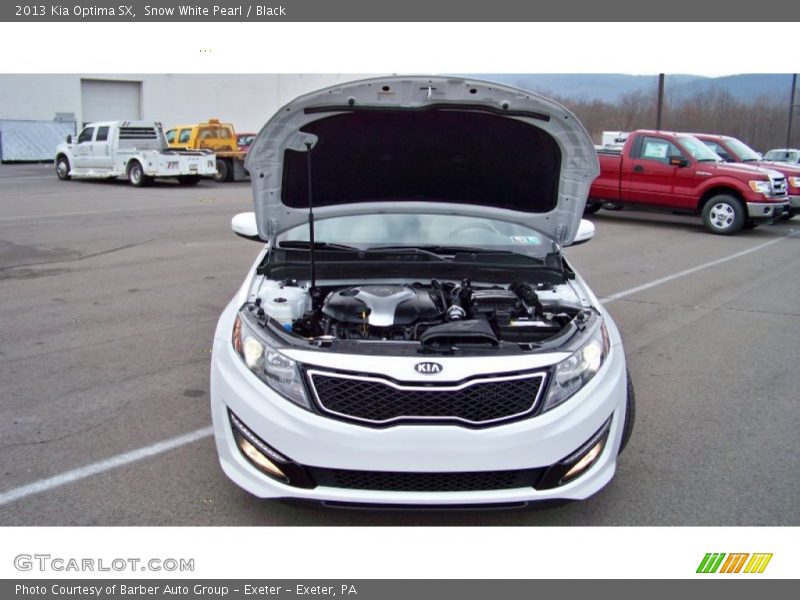 Snow White Pearl / Black 2013 Kia Optima SX
