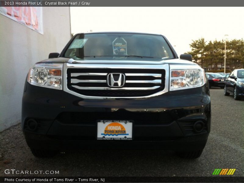 Crystal Black Pearl / Gray 2013 Honda Pilot LX