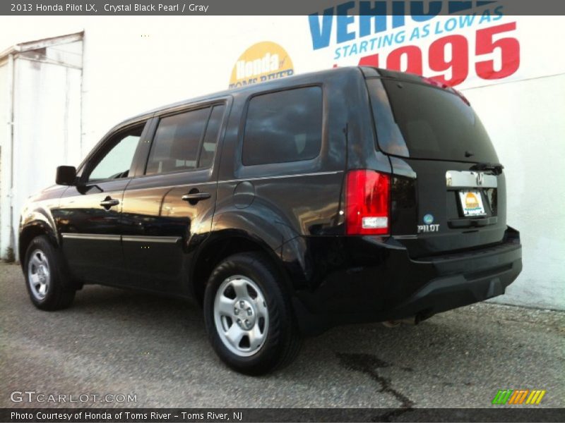 Crystal Black Pearl / Gray 2013 Honda Pilot LX