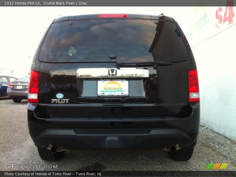 Crystal Black Pearl / Gray 2013 Honda Pilot LX