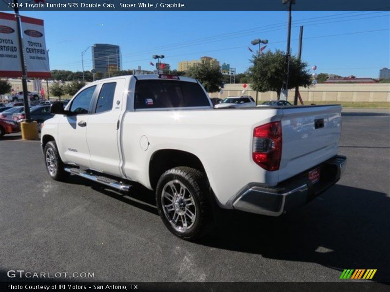 Super White / Graphite 2014 Toyota Tundra SR5 Double Cab