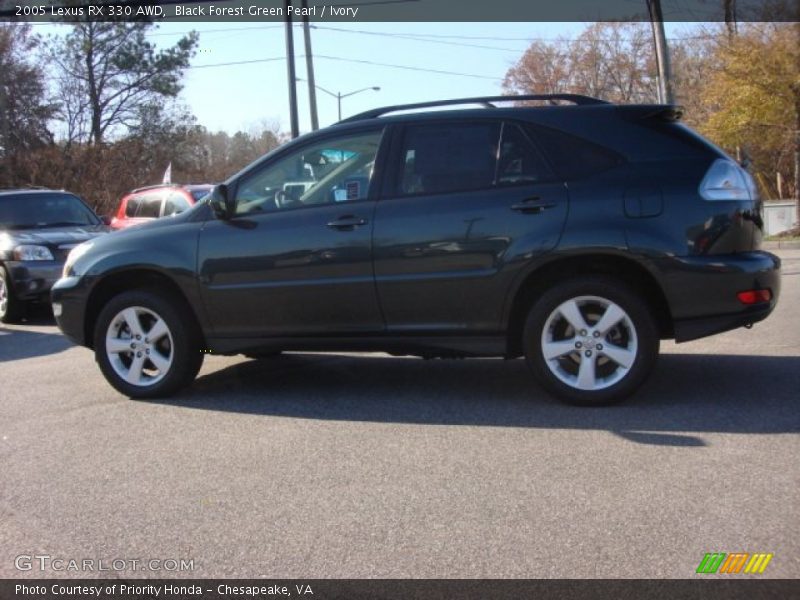 Black Forest Green Pearl / Ivory 2005 Lexus RX 330 AWD