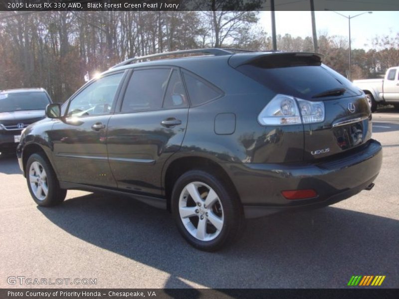Black Forest Green Pearl / Ivory 2005 Lexus RX 330 AWD