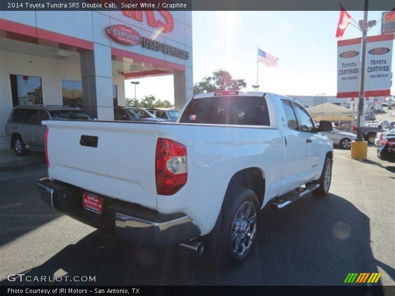 Super White / Graphite 2014 Toyota Tundra SR5 Double Cab