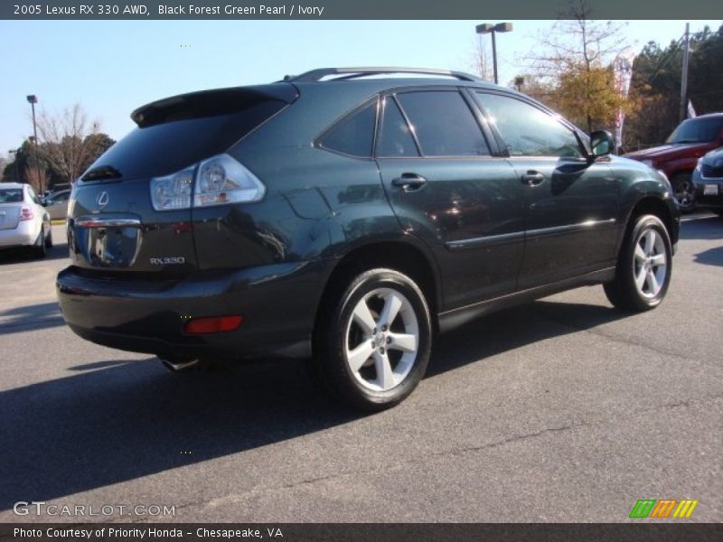Black Forest Green Pearl / Ivory 2005 Lexus RX 330 AWD