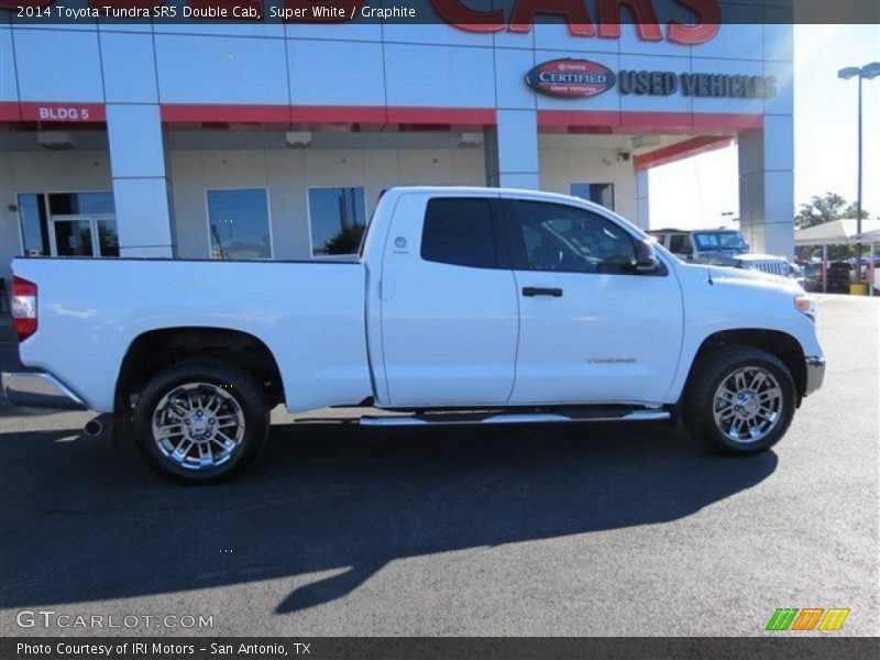 Super White / Graphite 2014 Toyota Tundra SR5 Double Cab