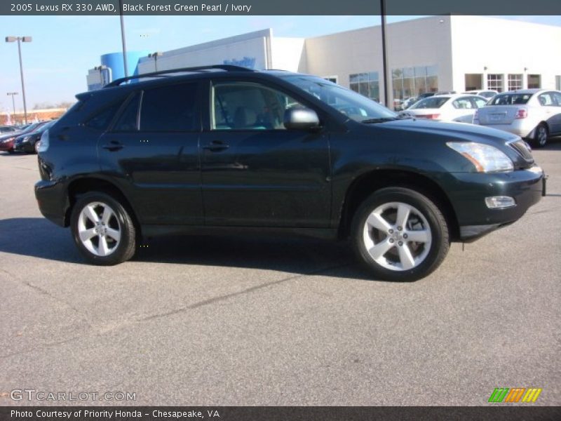 Black Forest Green Pearl / Ivory 2005 Lexus RX 330 AWD